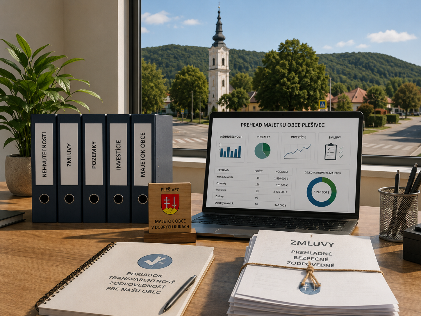 Poriadok v majetku obce, transparentné hospodárenie obce a verejná kontrola výdavkov