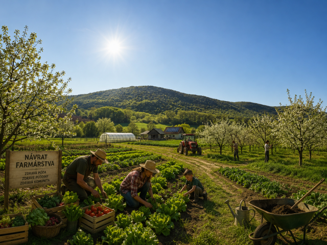 20) NÁVRAT POĽNOHOSPODÁRSTVA A FARMÁRSTVA do života obce