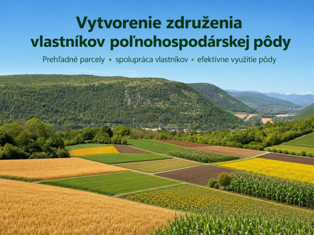 23) Vytvorenie združenia vlastníkov poľnohospodárskej pôdy